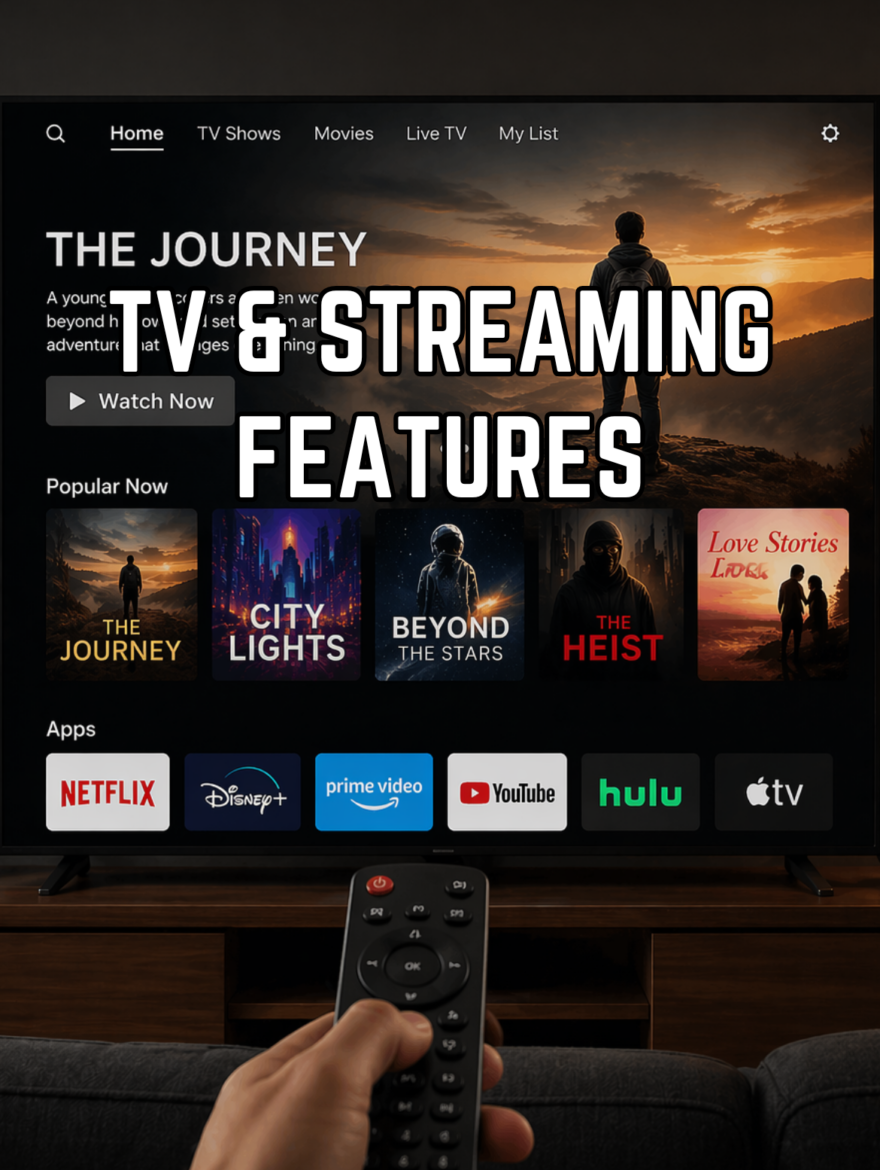 TV STREAMING FEATURES